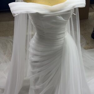 Elegant White Off-Shoulder Dress